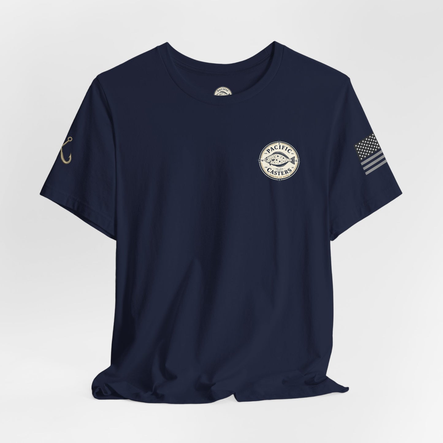 Premium Pacific Casters Vintage Compass T-shirt
