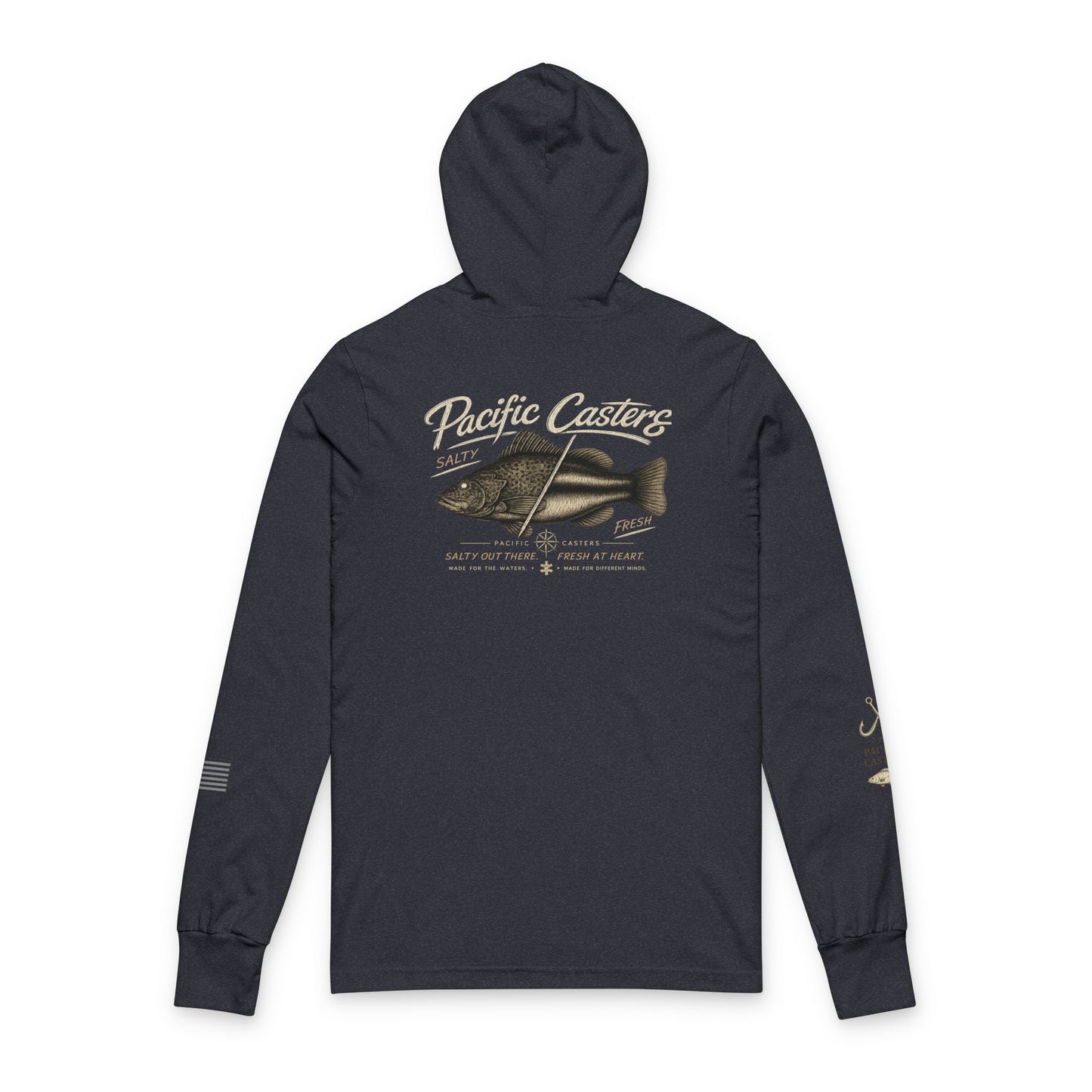 Pacific Casters “Salty Fresh” Hooded Long sleeve