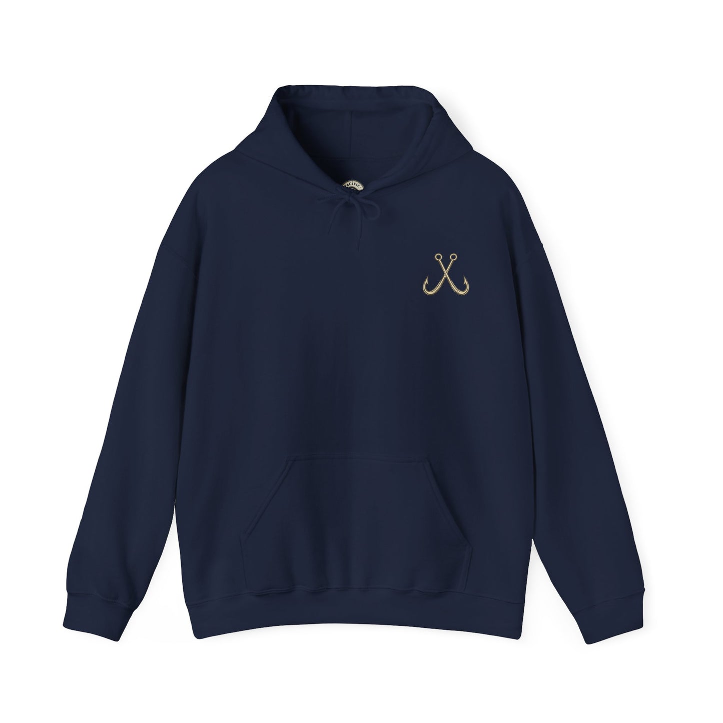 Fishing Hoodie – 'Pacific Casters' Tuna Graphic Pullover