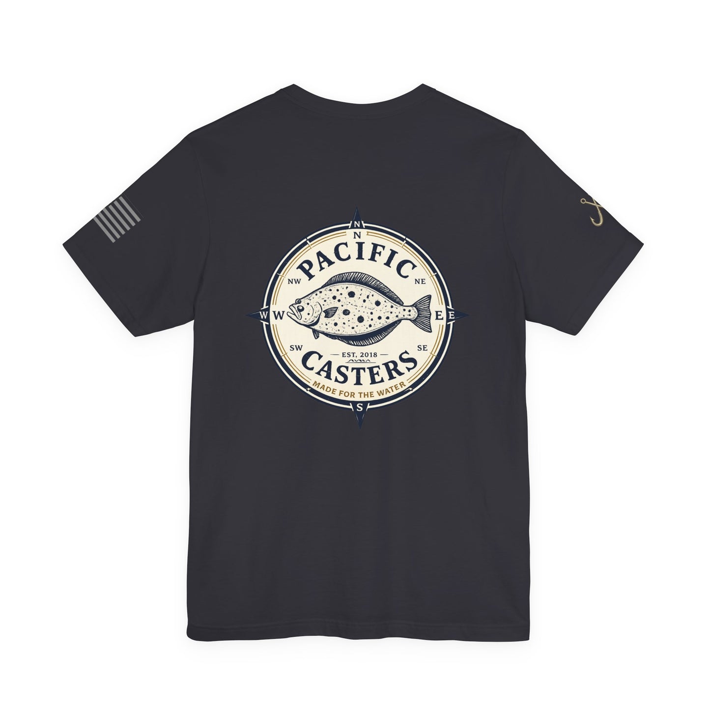 Premium Pacific Casters Vintage Compass T-shirt