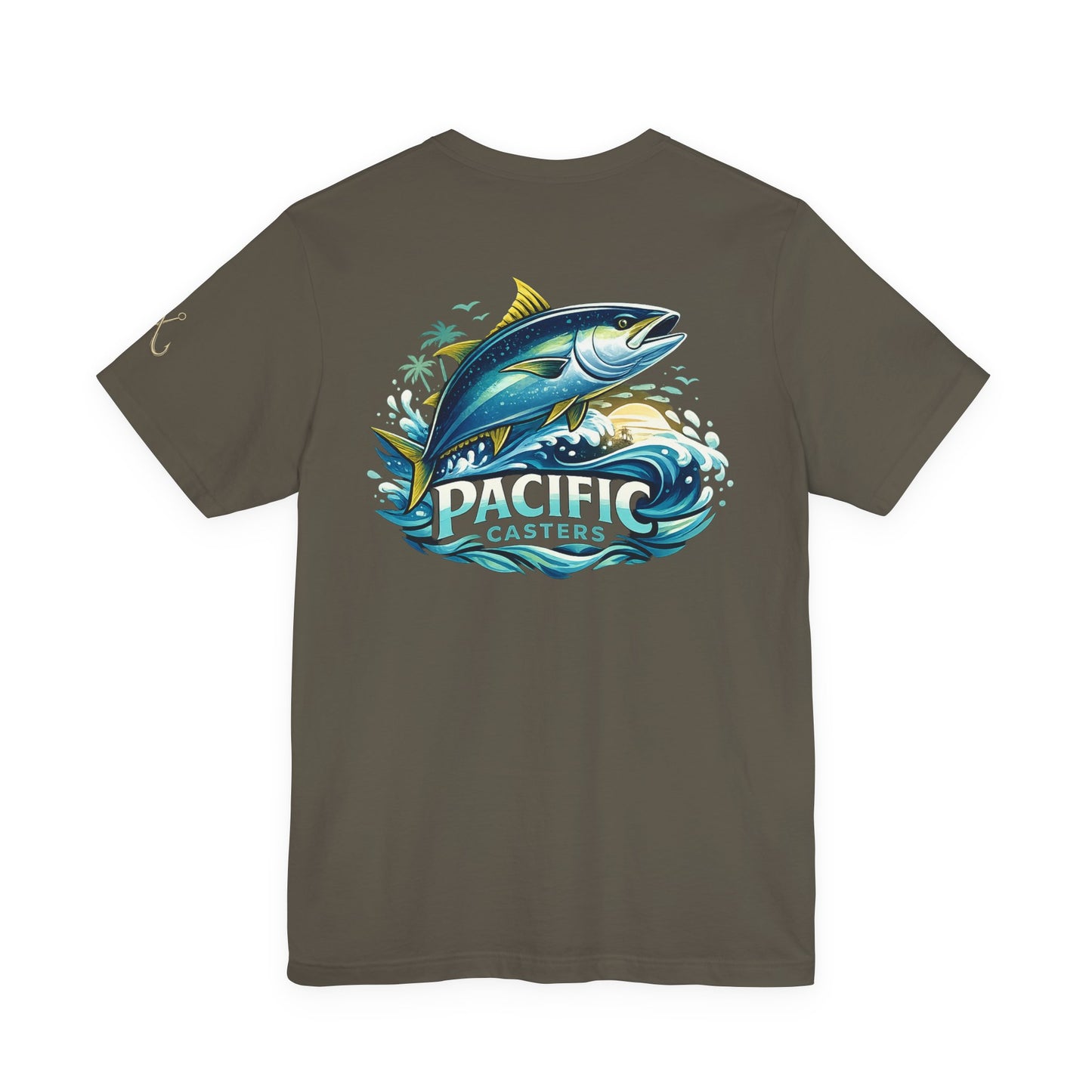 Pacific Casters Tuna Angler Fishing T-Shirt | Saltwater Offshore Fishing Tee