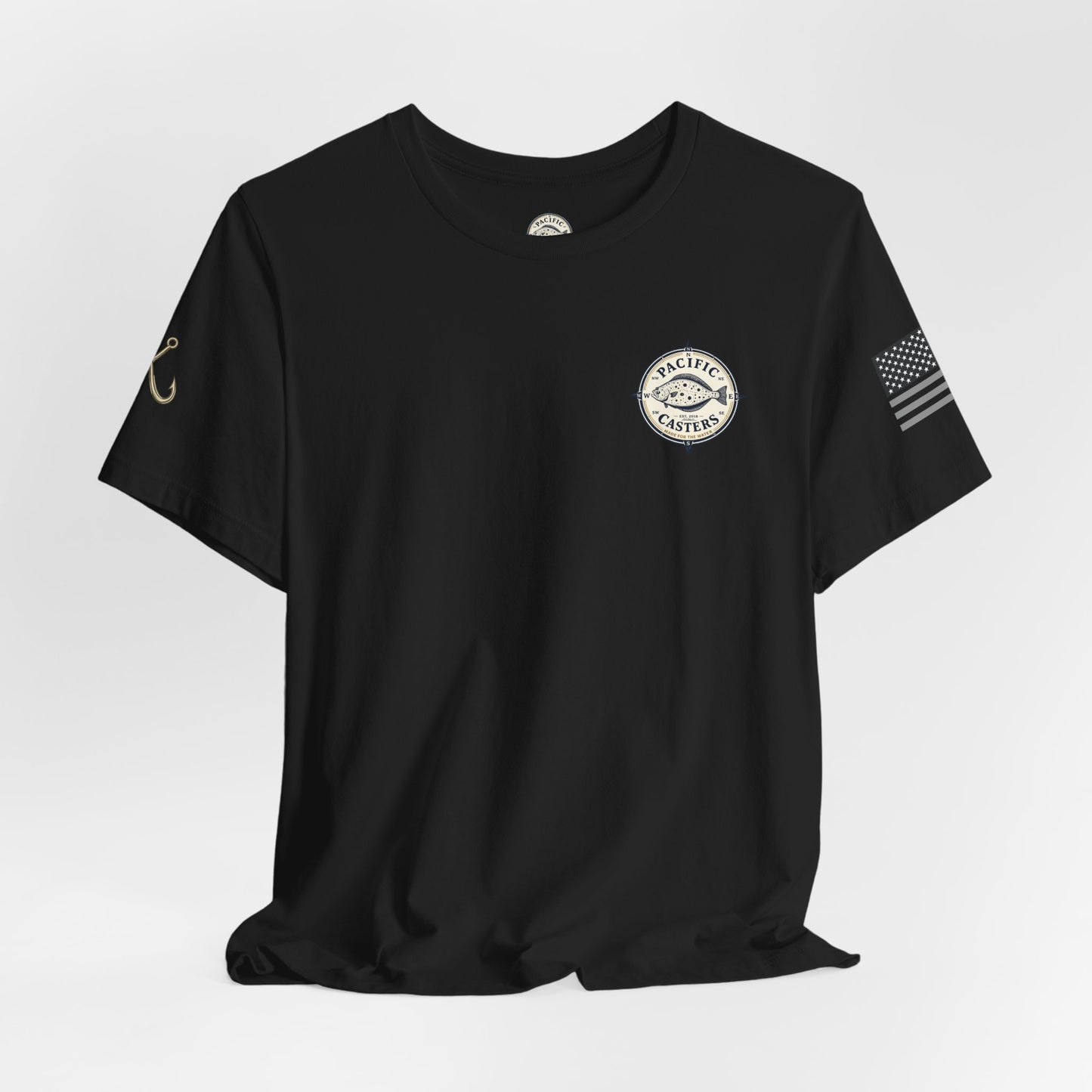 Premium Pacific Casters Vintage Compass T-shirt