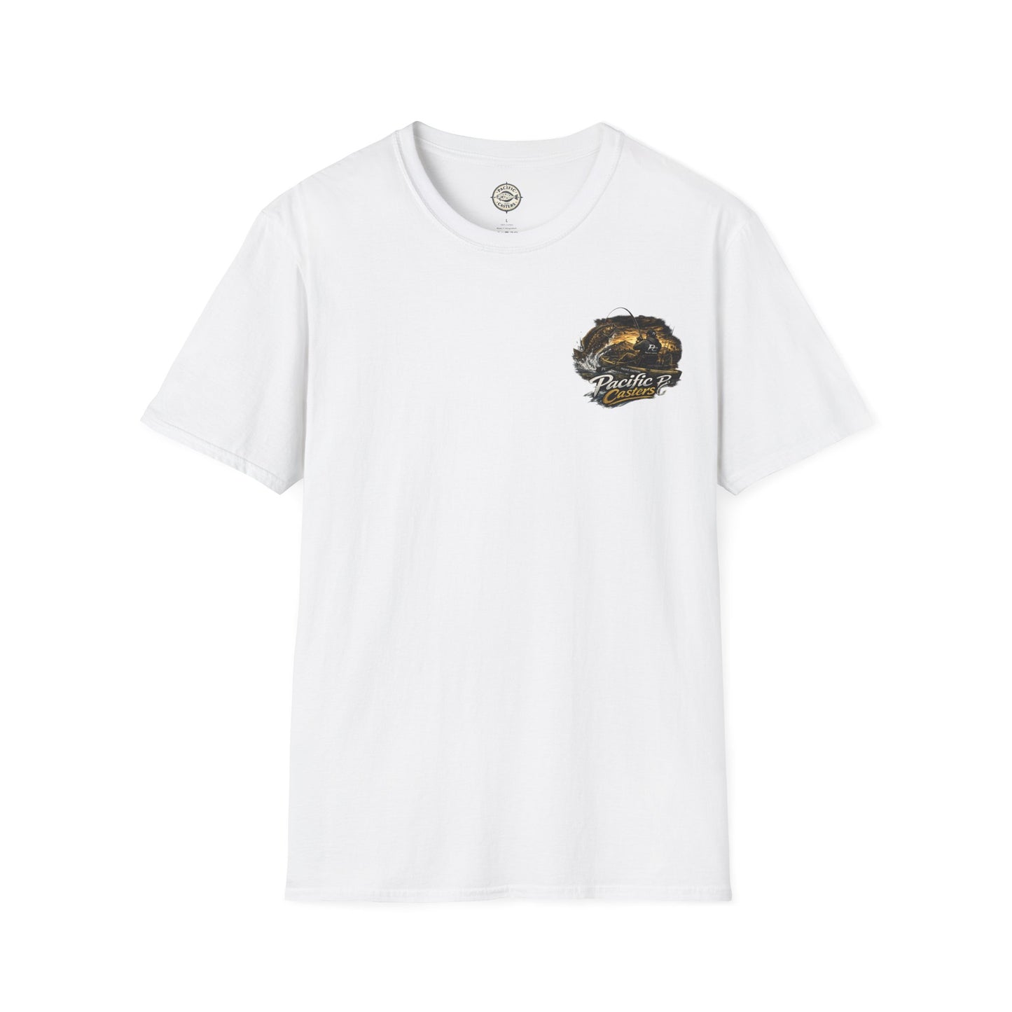 Pacific Casters™ Kayak Fishing T-Shirt – Halibut Edition