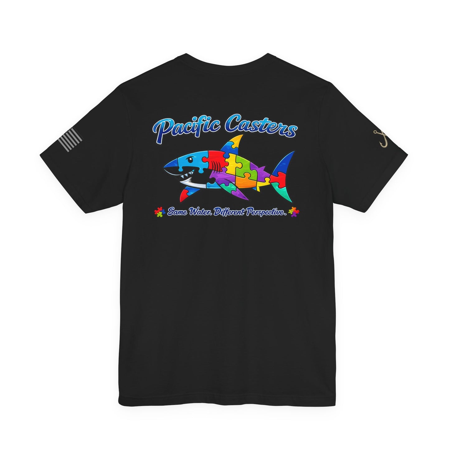 Pacific Casters Autism Awareness Shark T-Shirt