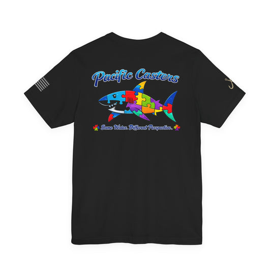 Pacific Casters Autism Awareness Shark T-Shirt