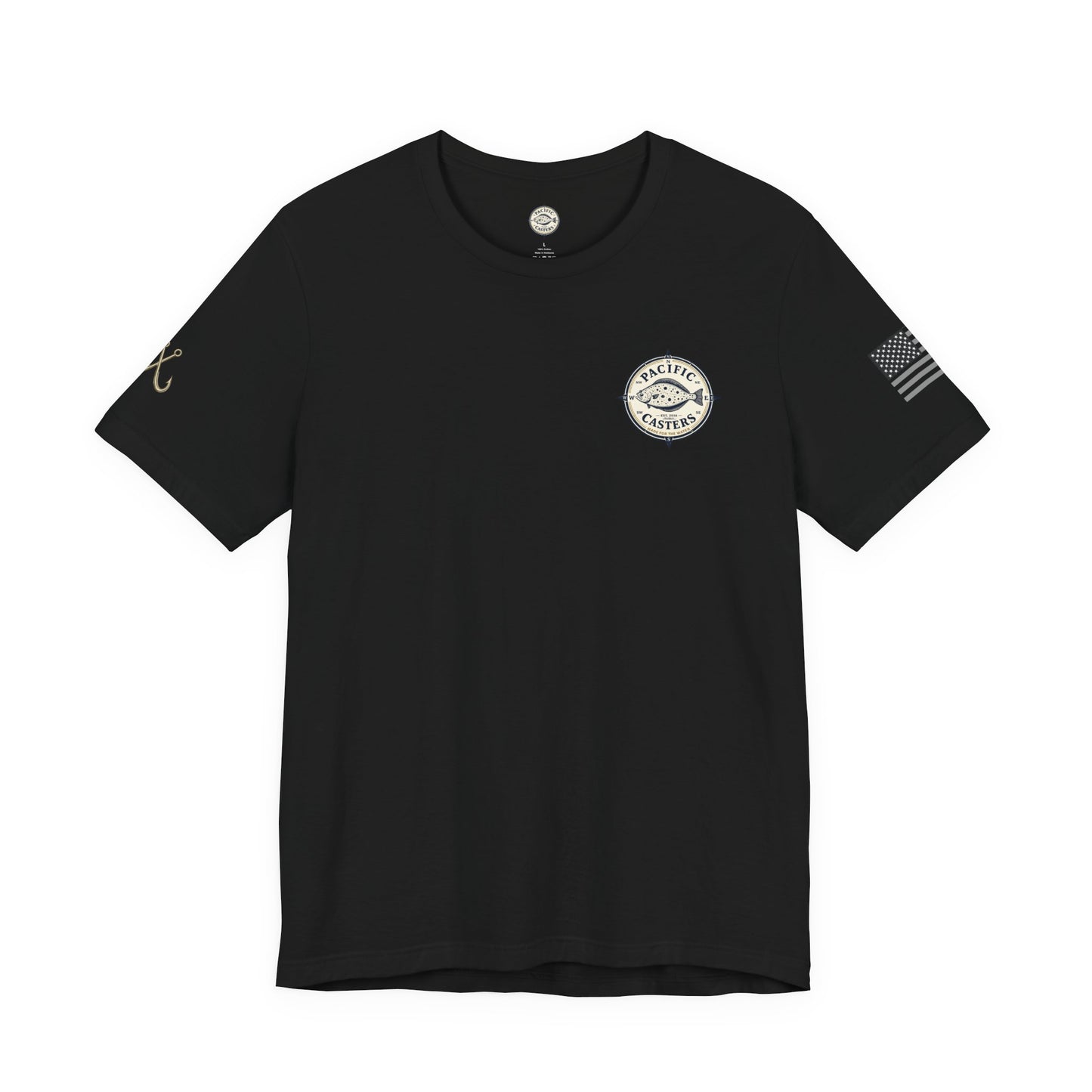 Premium Pacific Casters Vintage Compass T-shirt