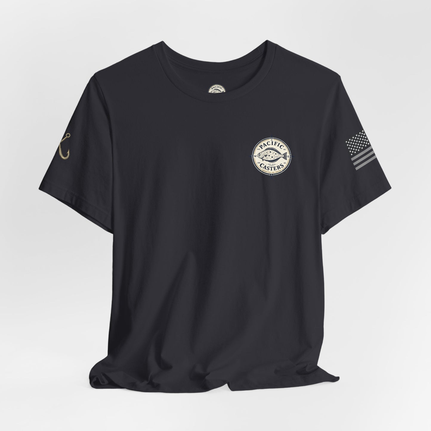 Premium Pacific Casters Vintage Compass T-shirt