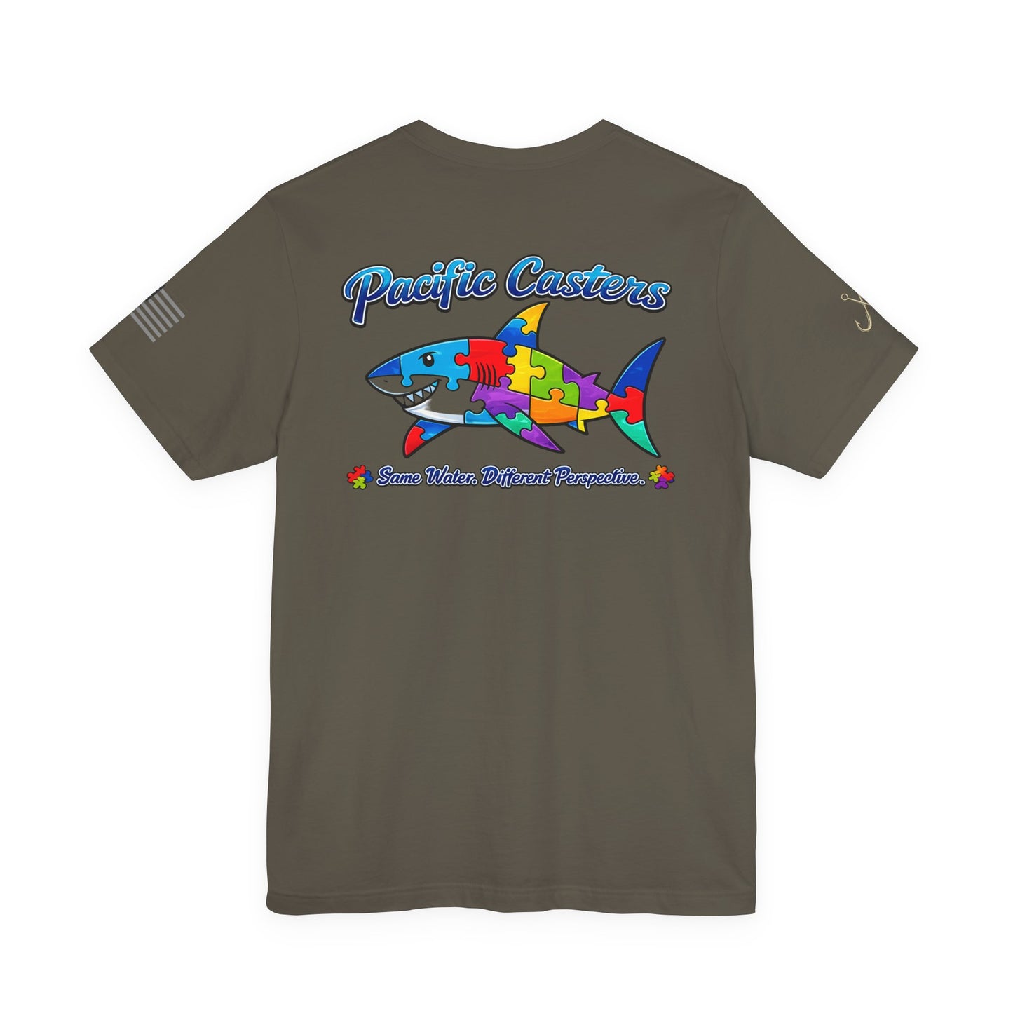 Pacific Casters Autism Awareness Shark T-Shirt