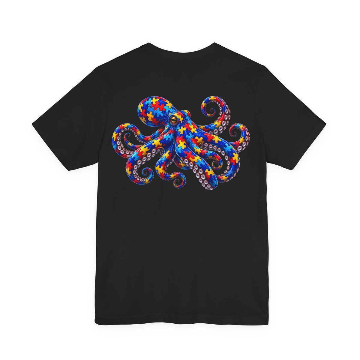 Octopus Puzzle Piece Graphic Tee – Pacific Carters Autism Awareness T-Shirt