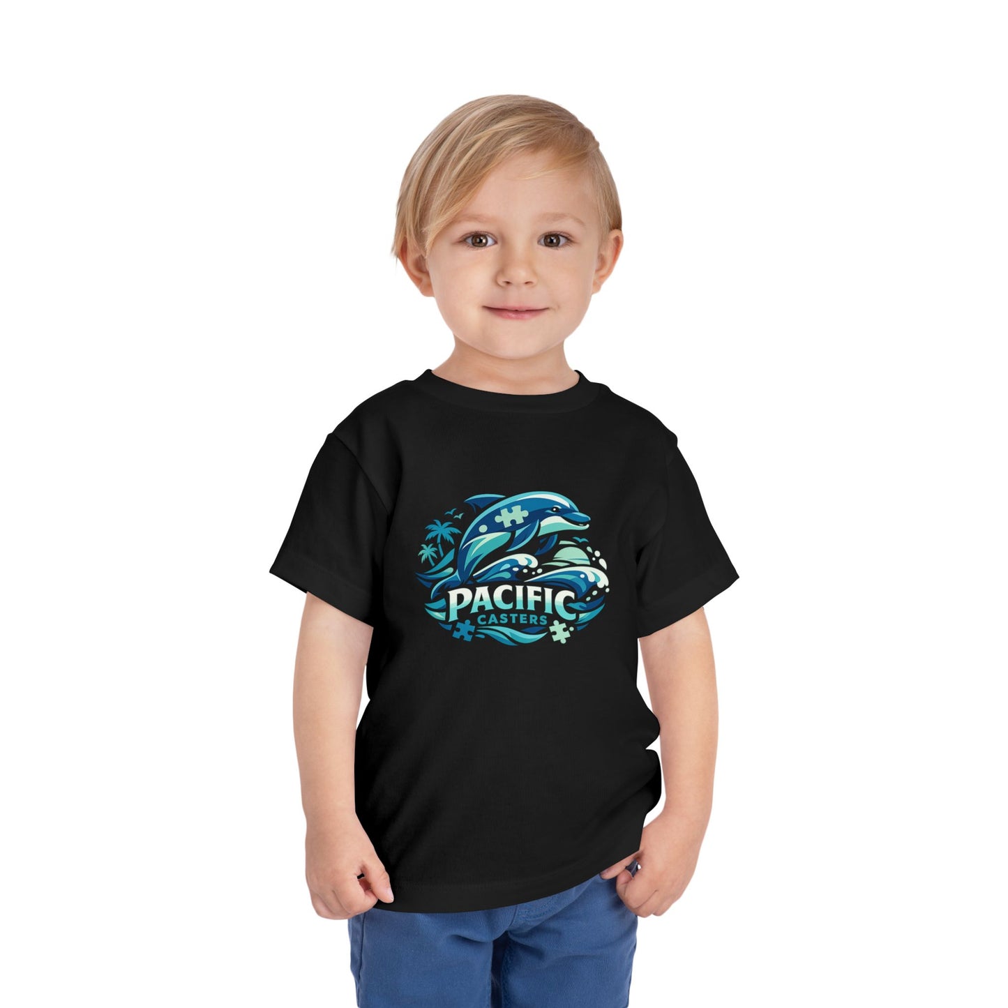 Autism Awareness Dolphin Puzzle T-Shirt | Same Water, Different Perspective