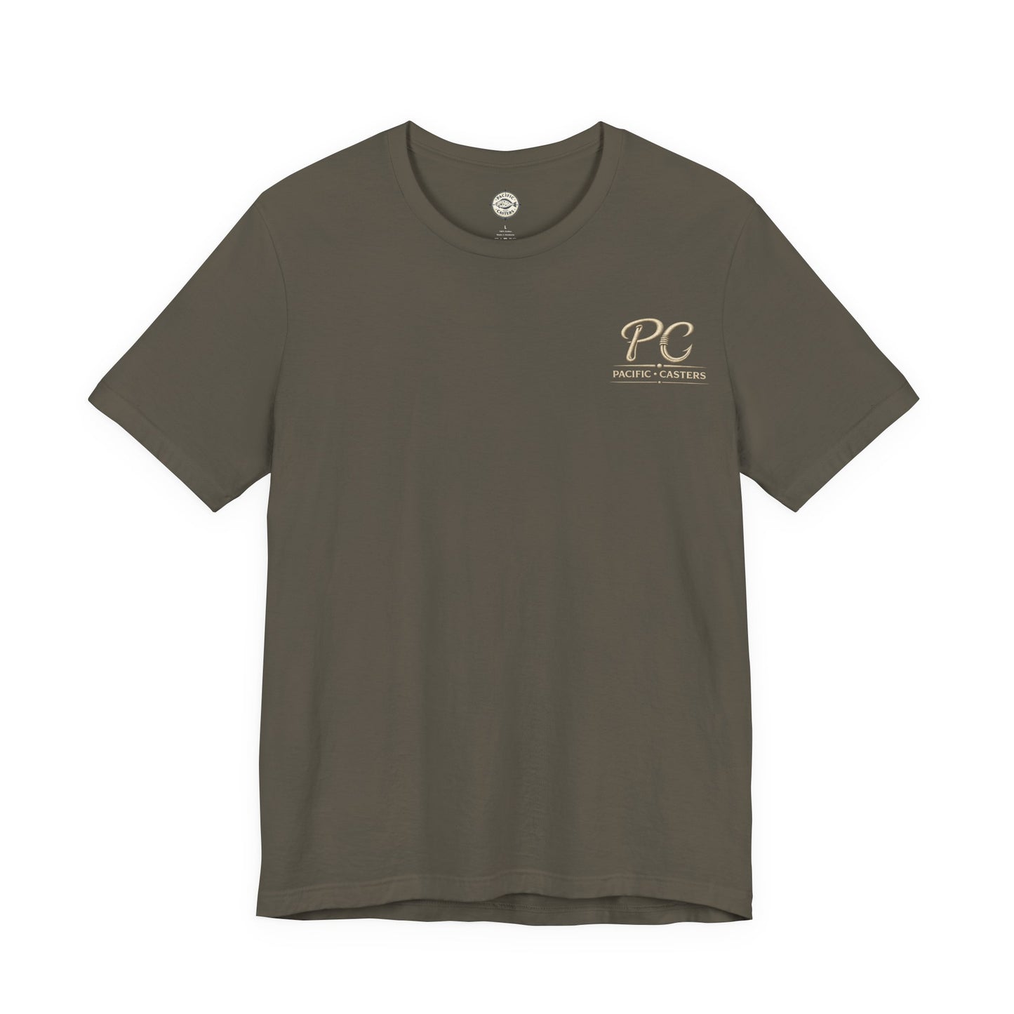 Fishing T-Shirt — 'Pacific Casters' Halibut T-Shirt