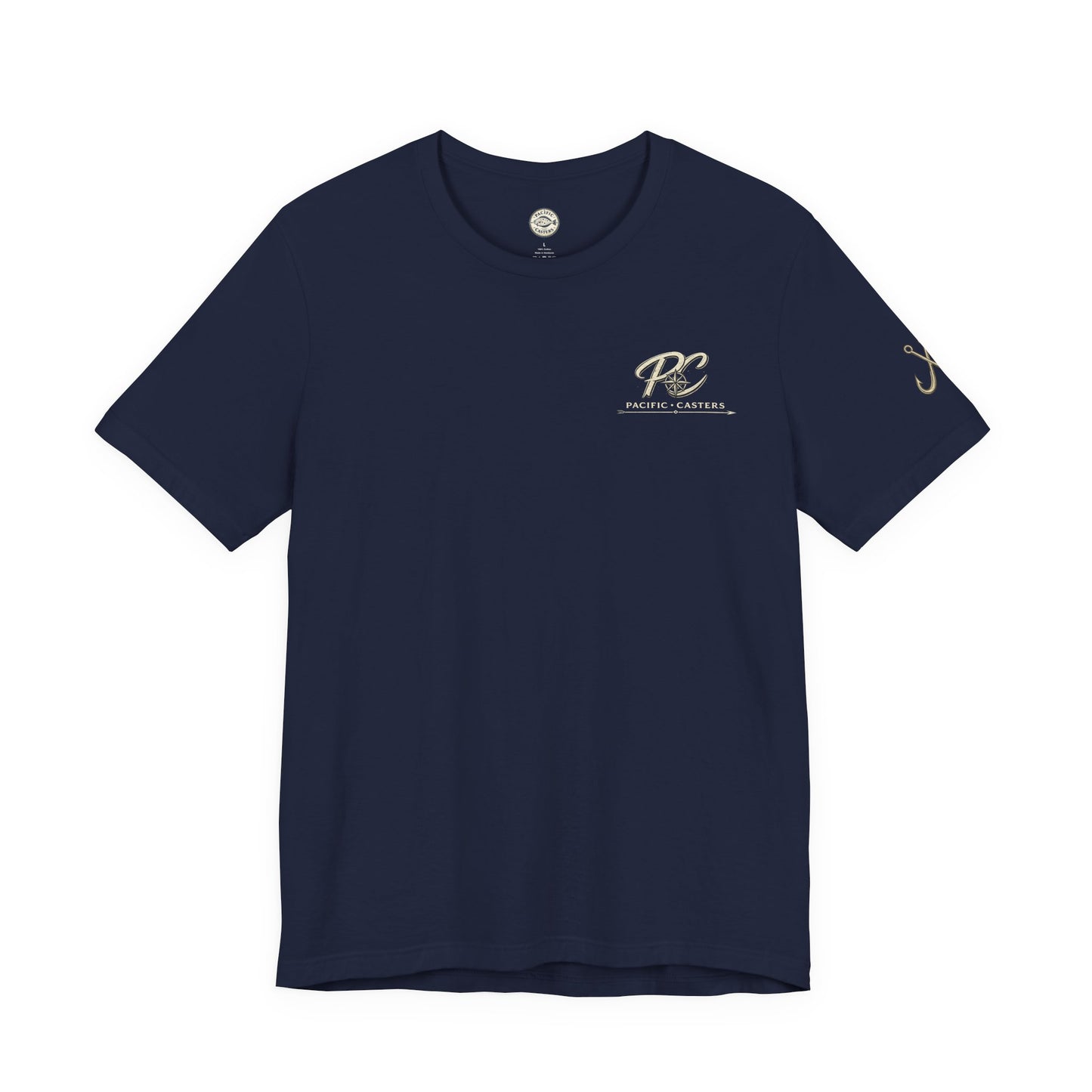 Pacific Casters Fishing Tee — Vintage Kelp & Fish Graphic T-Shirt