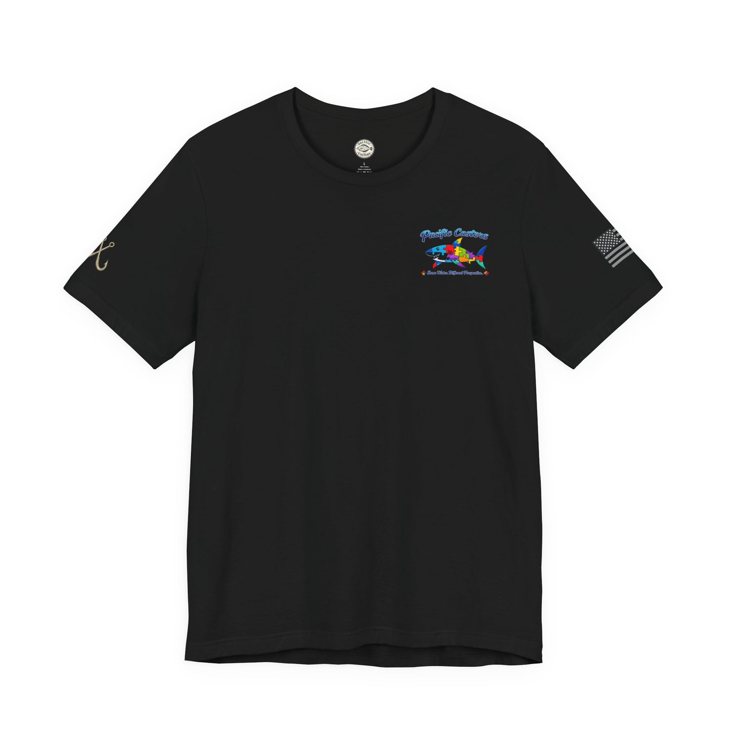 Pacific Casters Autism Awareness Shark T-Shirt