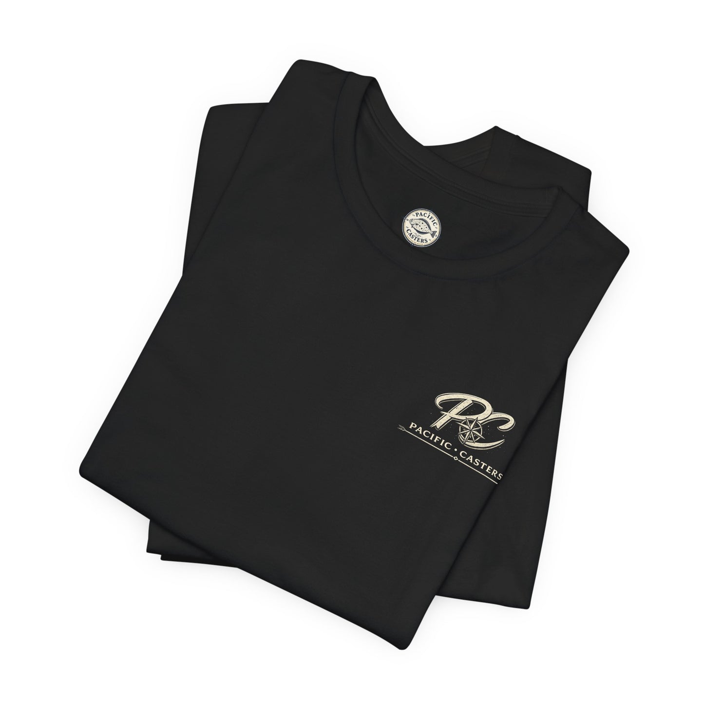 Pacific Casters Fishing Tee — Vintage Kelp & Fish Graphic T-Shirt