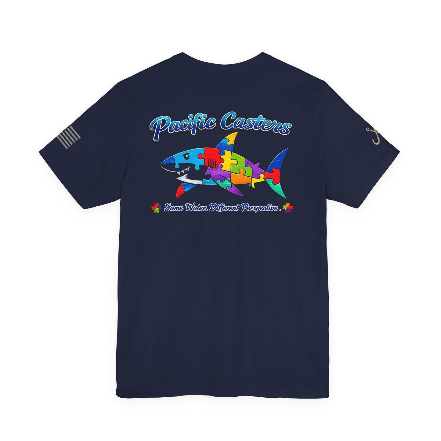 Pacific Casters Autism Awareness Shark T-Shirt