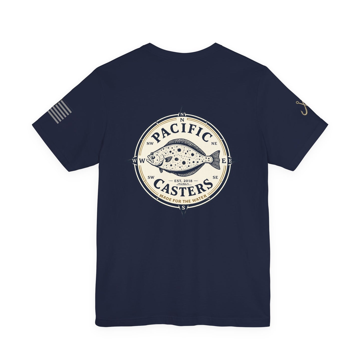 Premium Pacific Casters Vintage Compass T-shirt