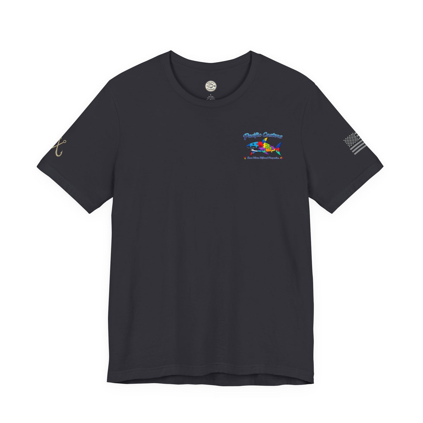 Pacific Casters Autism Awareness Shark T-Shirt