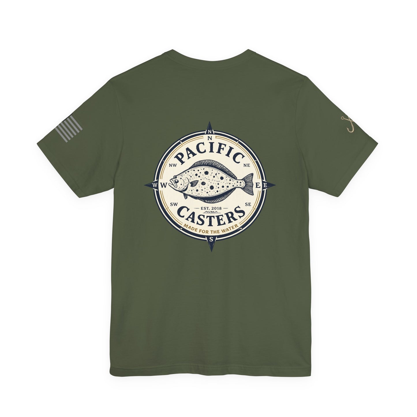 Premium Pacific Casters Vintage Compass T-shirt