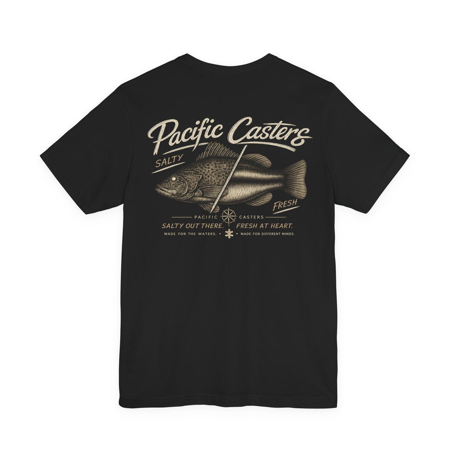 Pacific Casters® Salty Fresh Tee | Coastal Fishing Shirt