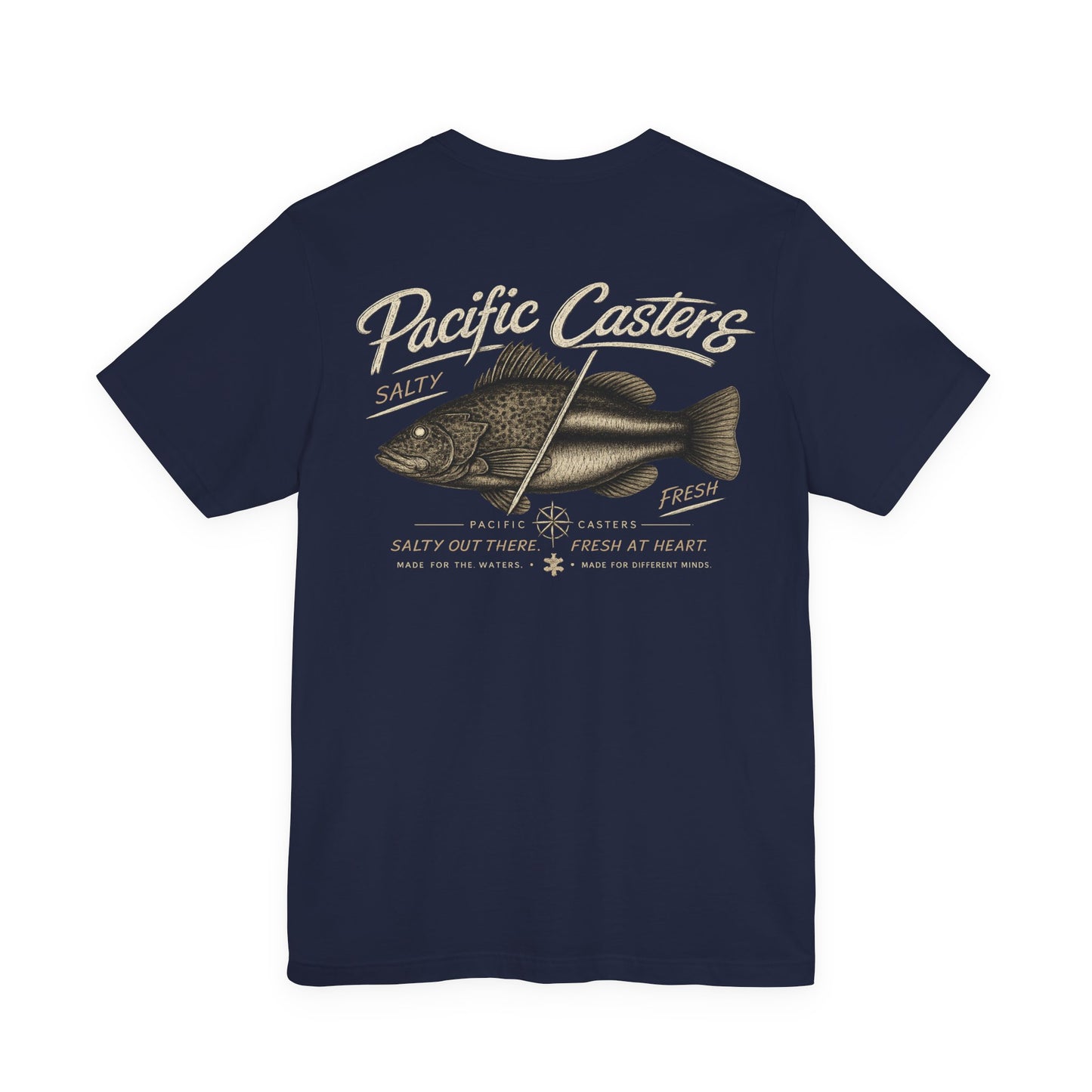 Pacific Casters® Salty Fresh Tee | Coastal Fishing Shirt