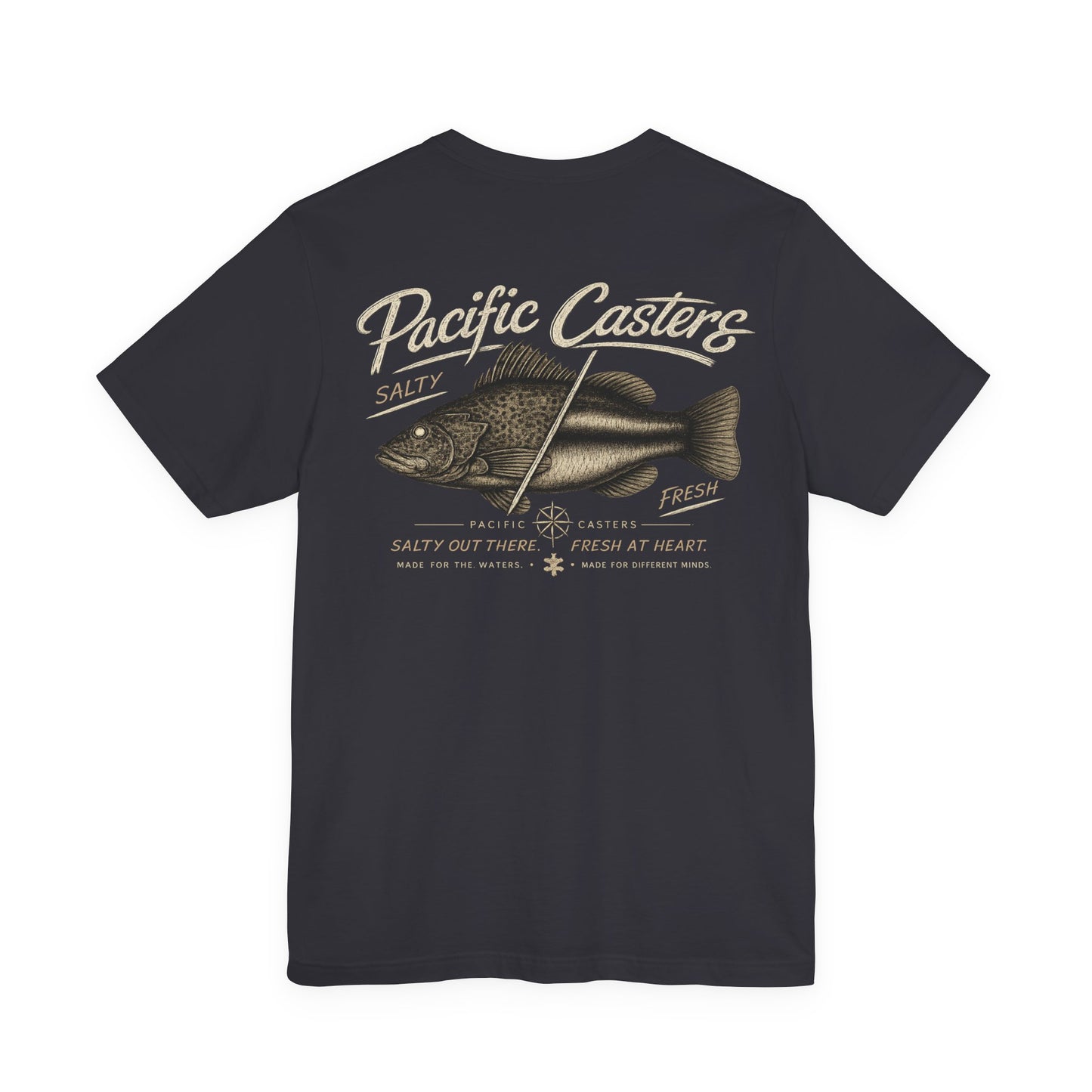 Pacific Casters® Salty Fresh Tee | Coastal Fishing Shirt