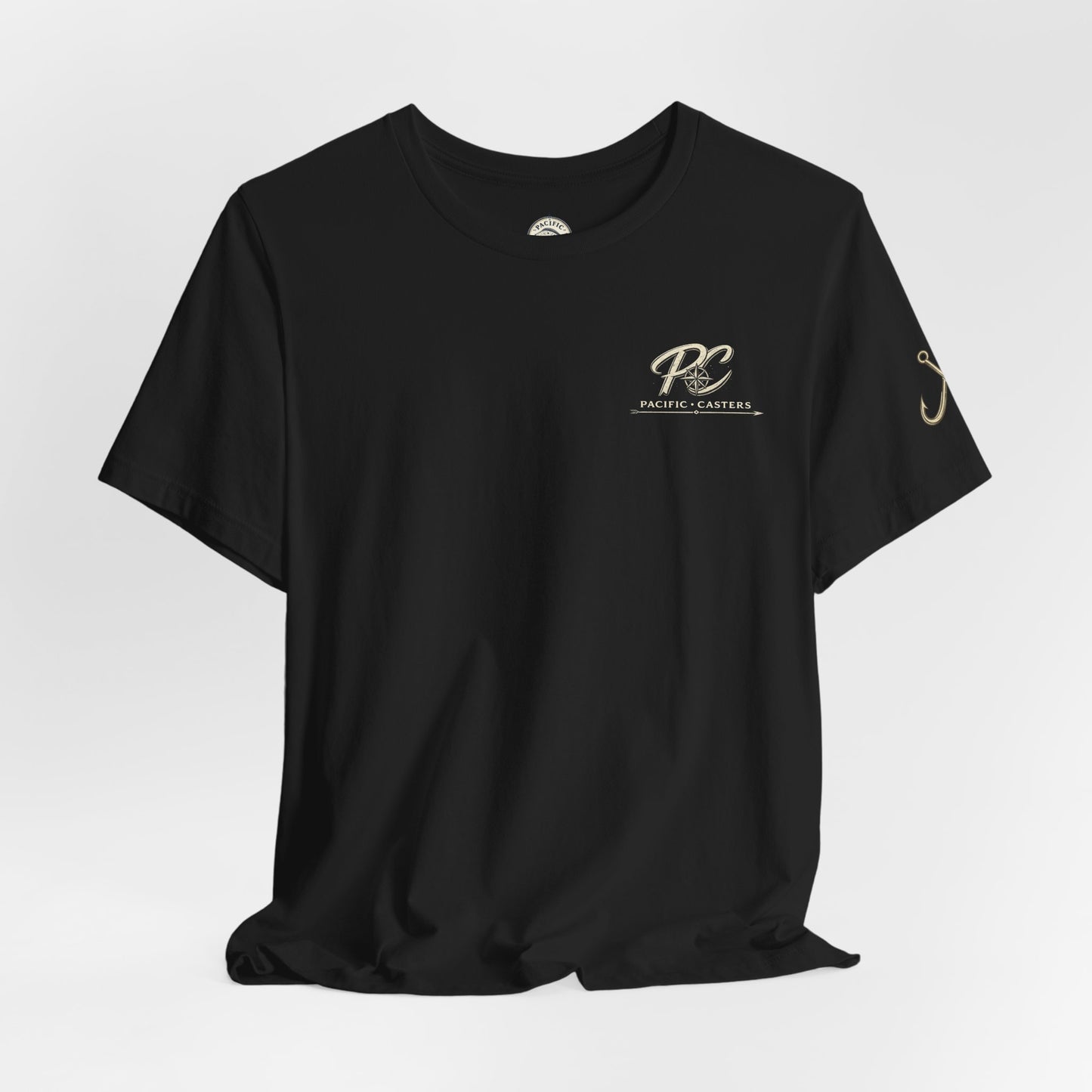 Pacific Casters Fishing Tee — Vintage Kelp & Fish Graphic T-Shirt
