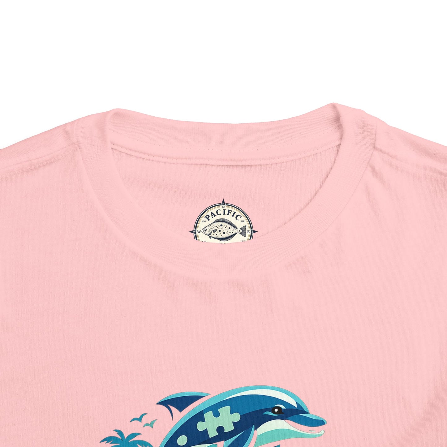 Autism Awareness Dolphin Puzzle T-Shirt | Same Water, Different Perspective