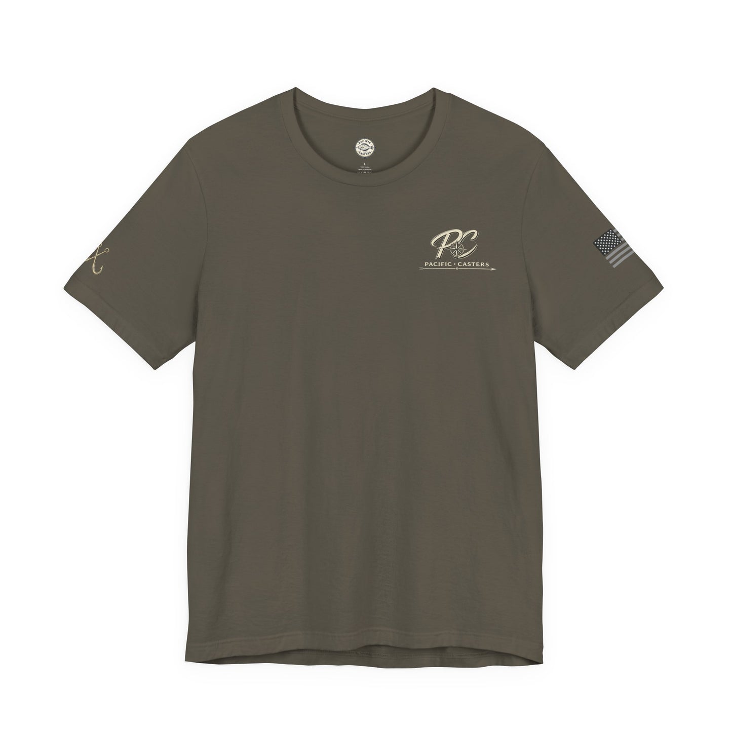 Pacific Casters Fishing Tee — Vintage Saltwater Angler Shirt