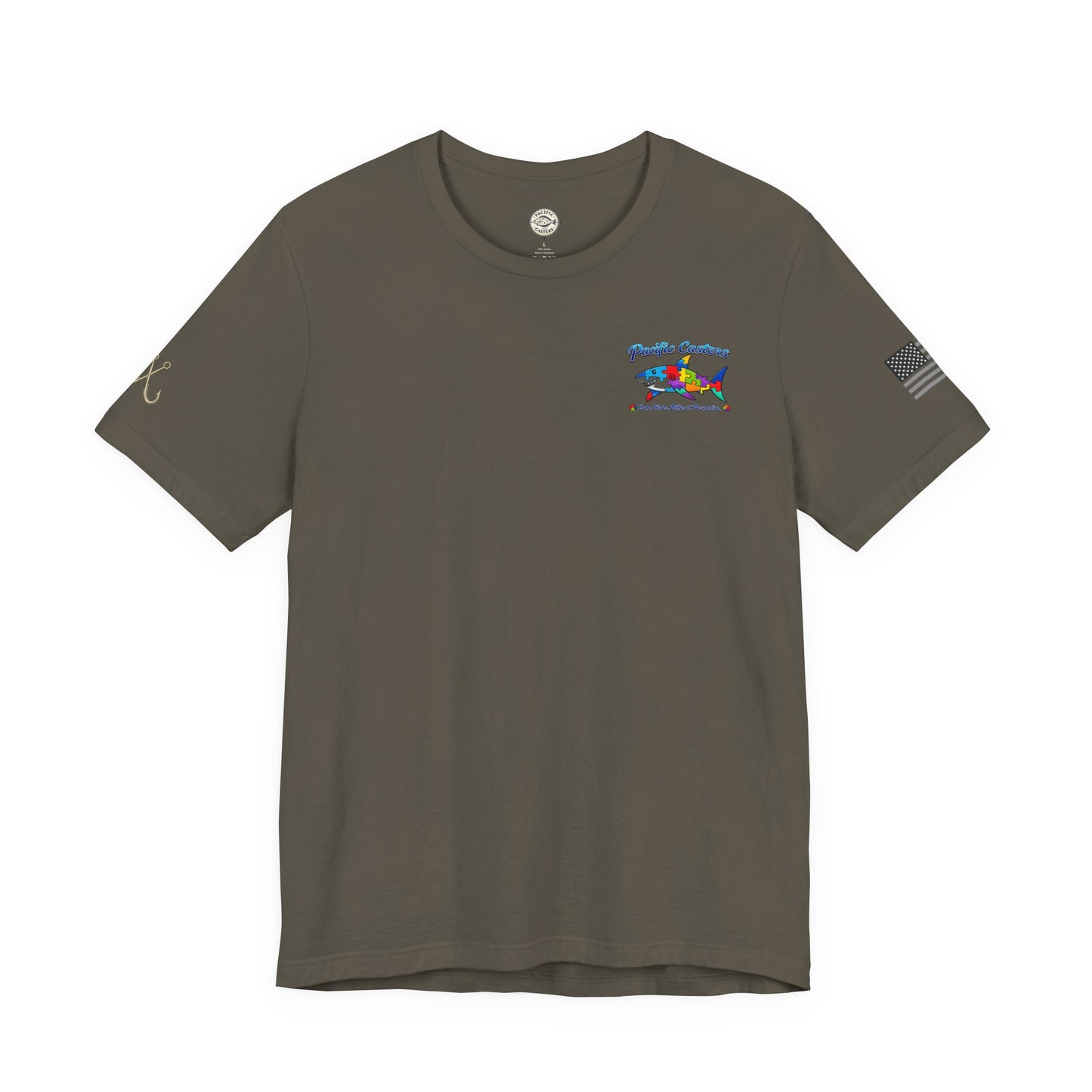 Pacific Casters Autism Awareness Shark T-Shirt