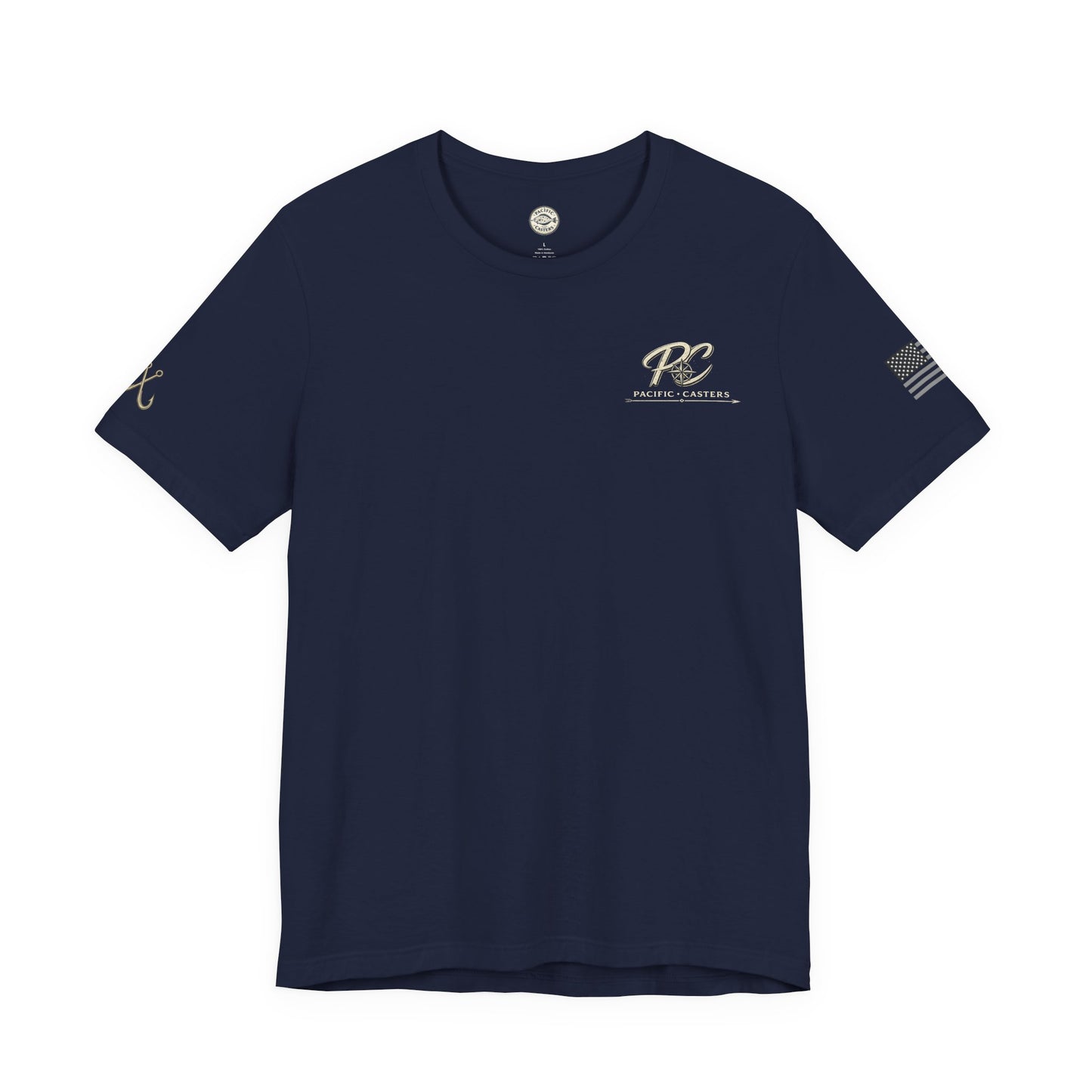 Pacific Casters Fishing Tee — Vintage Saltwater Angler Shirt