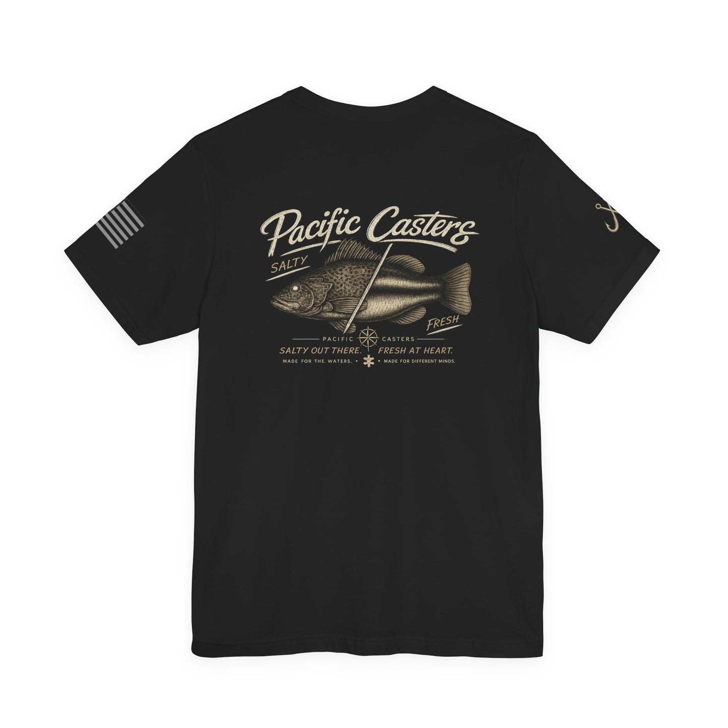 Pacific Casters® Salty Fresh Tee | Coastal Fishing Shirt