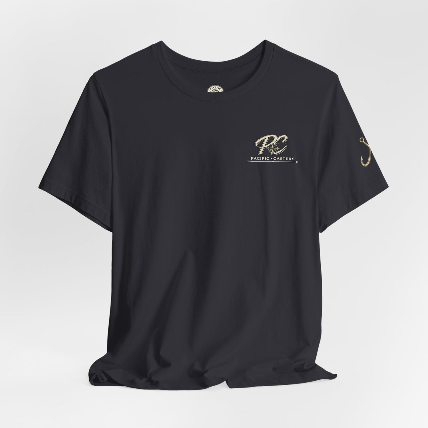 Pacific Casters Fishing Tee — Vintage Kelp & Fish Graphic T-Shirt