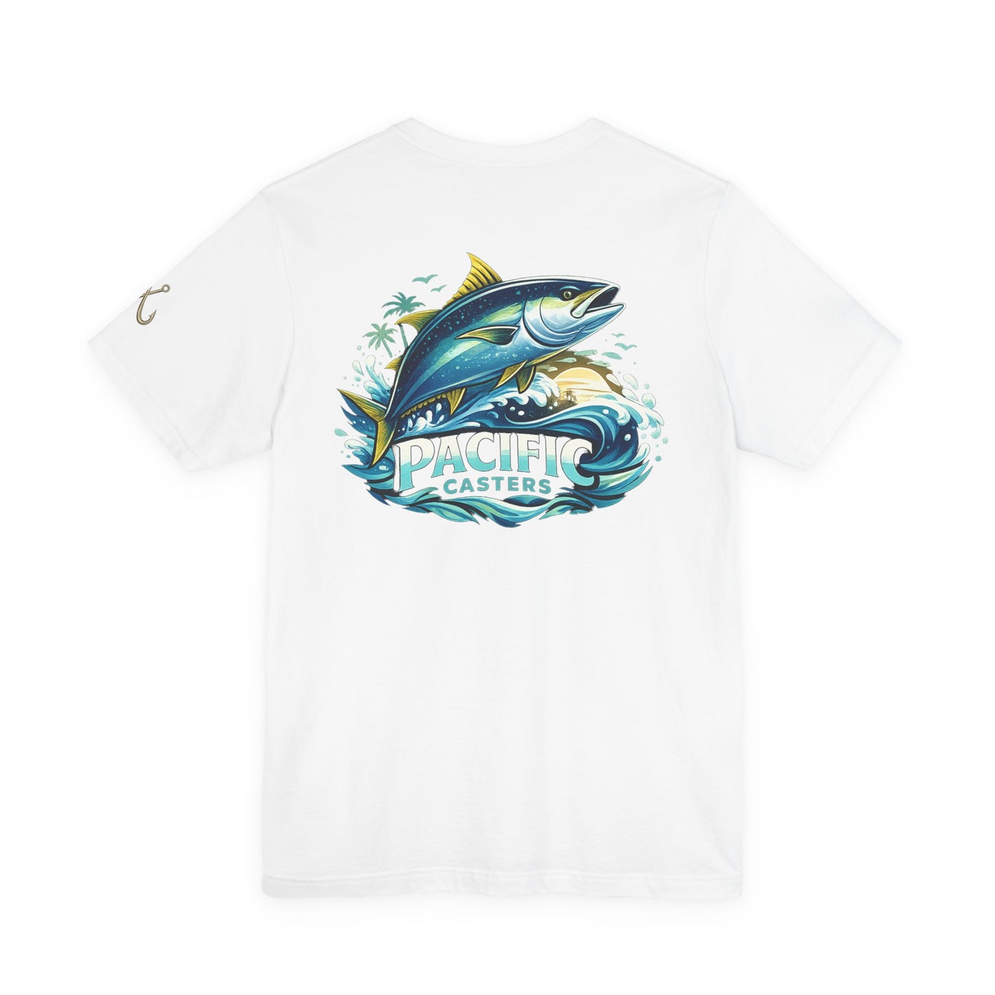 Pacific Casters Tuna Angler Fishing T-Shirt | Saltwater Offshore Fishing Tee
