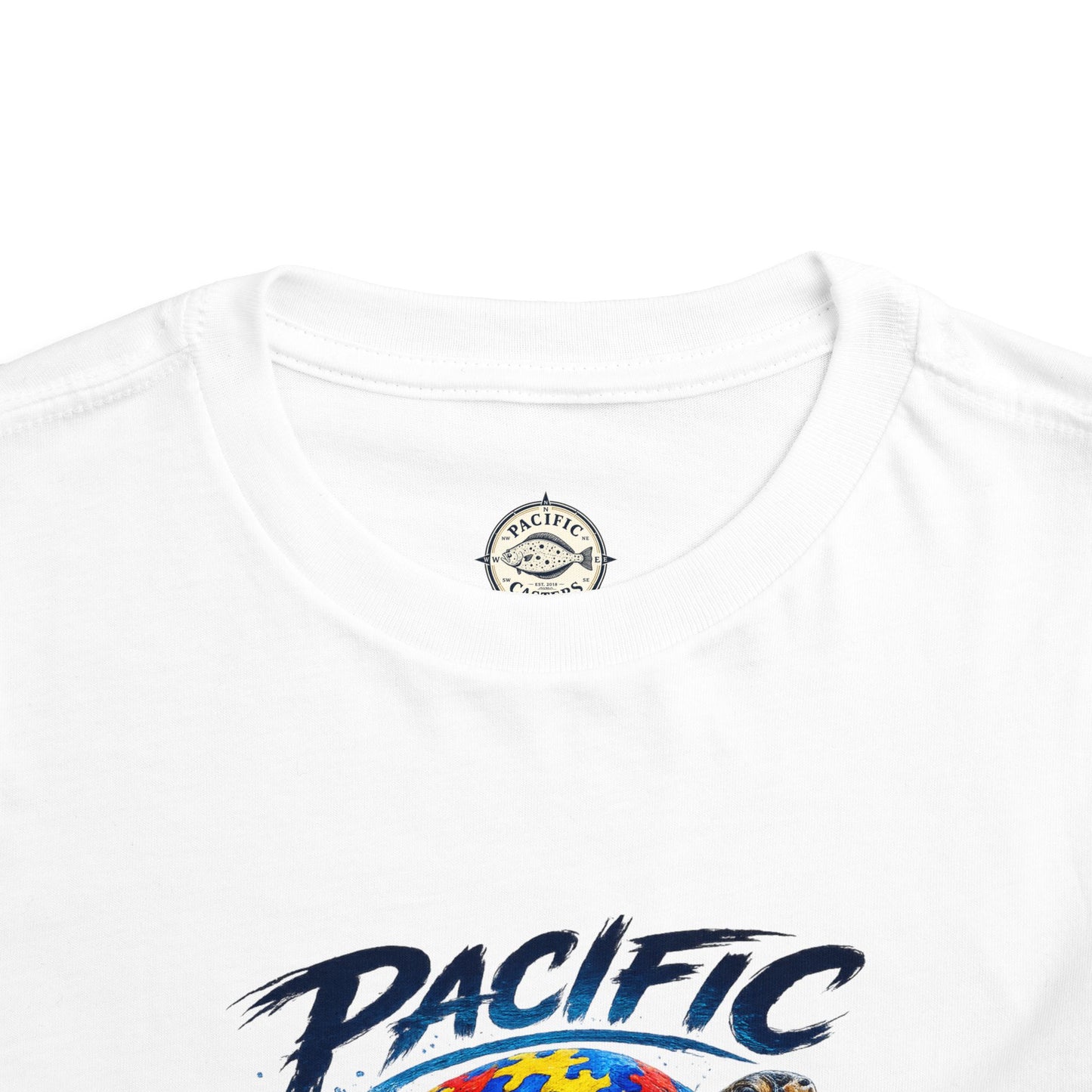 Autism Awareness Sea Turtle Toddler T-Shirt | Same Water, Different Perspective