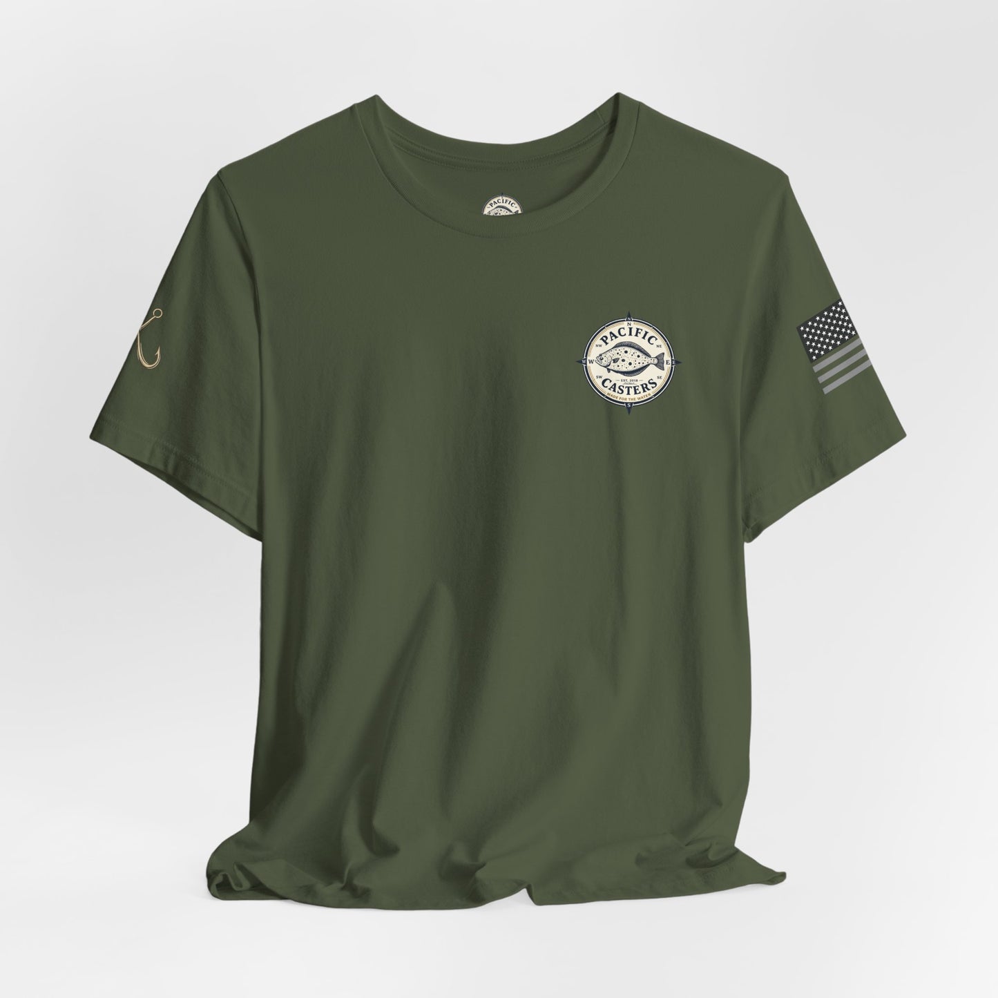 Premium Pacific Casters Vintage Compass T-shirt
