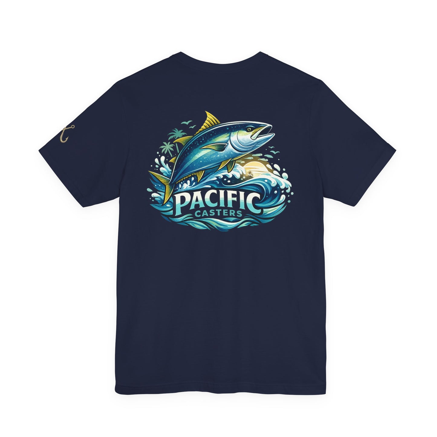 Pacific Casters Tuna Angler Fishing T-Shirt | Saltwater Offshore Fishing Tee