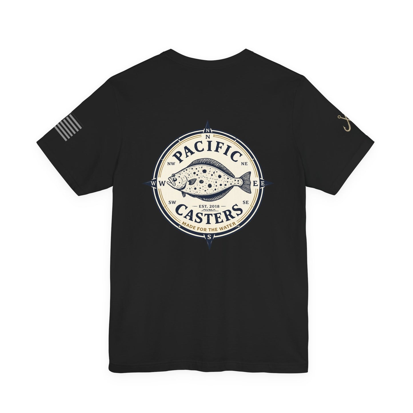 Premium Pacific Casters Vintage Compass T-shirt