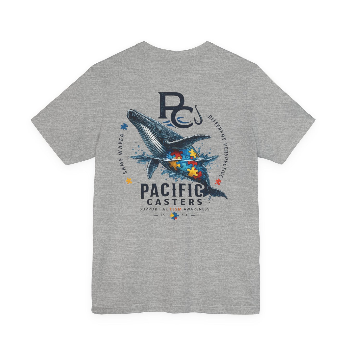 Whale Autism Awareness Shirt | Same Water Different Perspective | Neurodiversity T-Shirt | Autism Acceptance Tee |