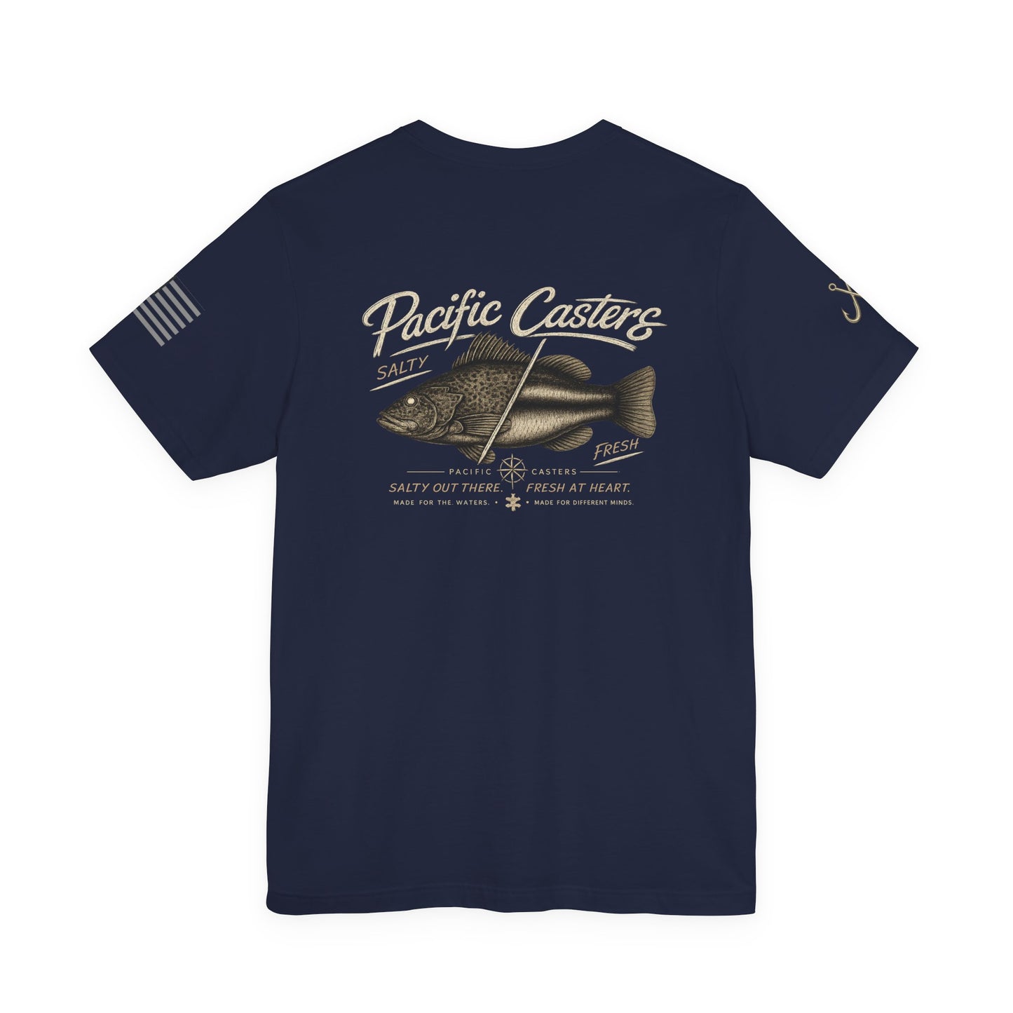 Pacific Casters® Salty Fresh Tee | Coastal Fishing Shirt