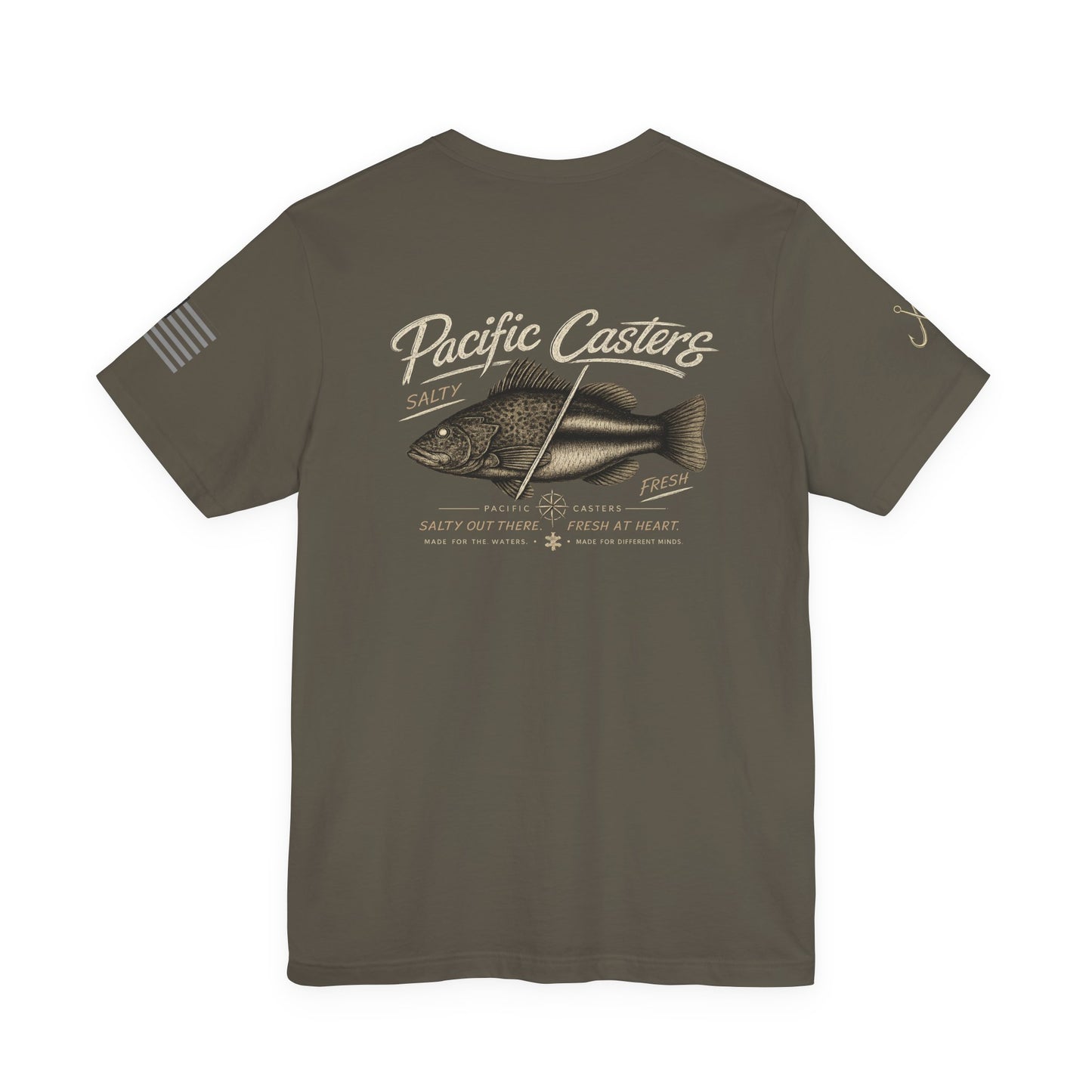 Pacific Casters® Salty Fresh Tee | Coastal Fishing Shirt
